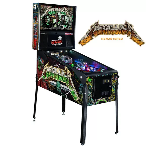 Metallica Remastered Premium Pinball Machine by Stern