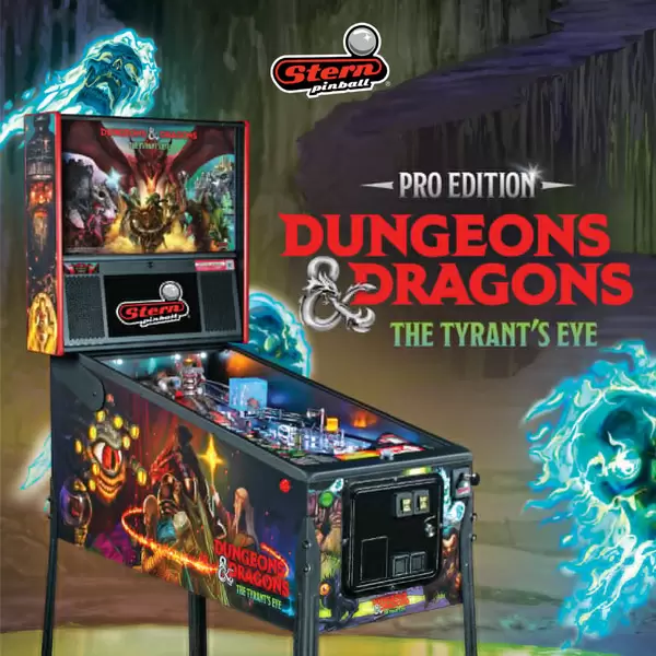 Dungeons & Dragons: The Tyrant’s Eye Pro Pinball Machine by Stern