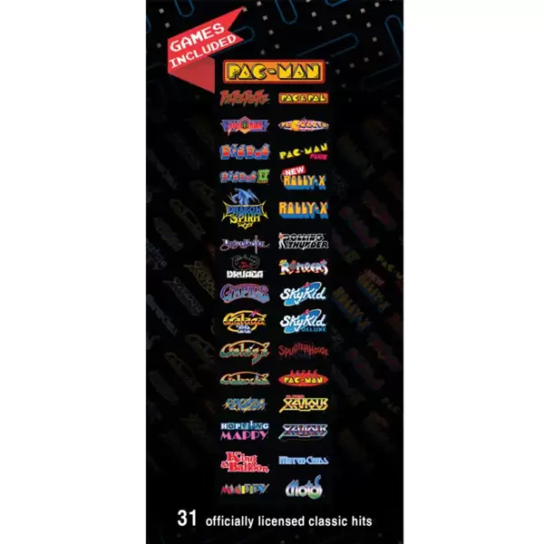 Ms. Pac-Man Galaga Home Arcade with 32 games