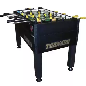 Tornado T-3000 Tournament Foosball Table in Matte Black